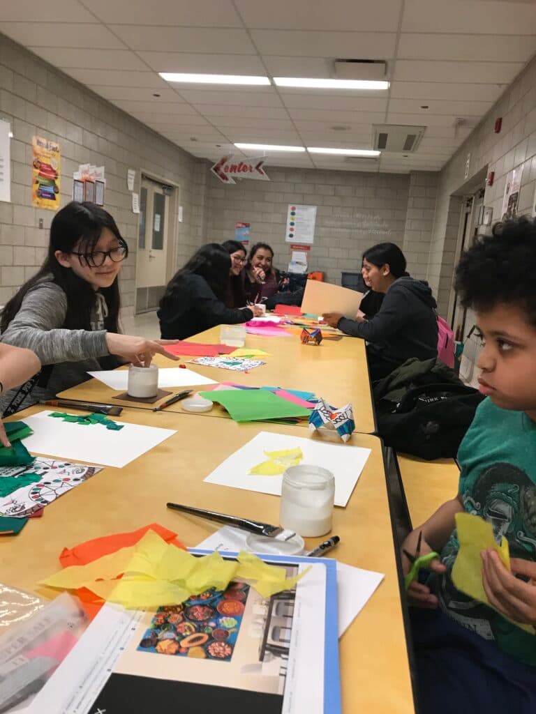 Dorian Sylvain, Chicago, CPS Lives, Artist Residency, Non-Profit Organization, Chicago Public Schools, Marsh Elementary School, Fruits & Vegetables, Art, Students, Community
