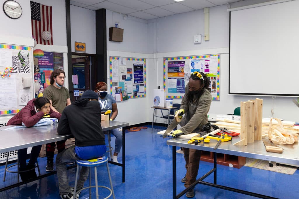 Norman Teague, Tilden HS, Chicago Public Schools, CPS Lives, Artist Residency, Chicago, non-profit organization
