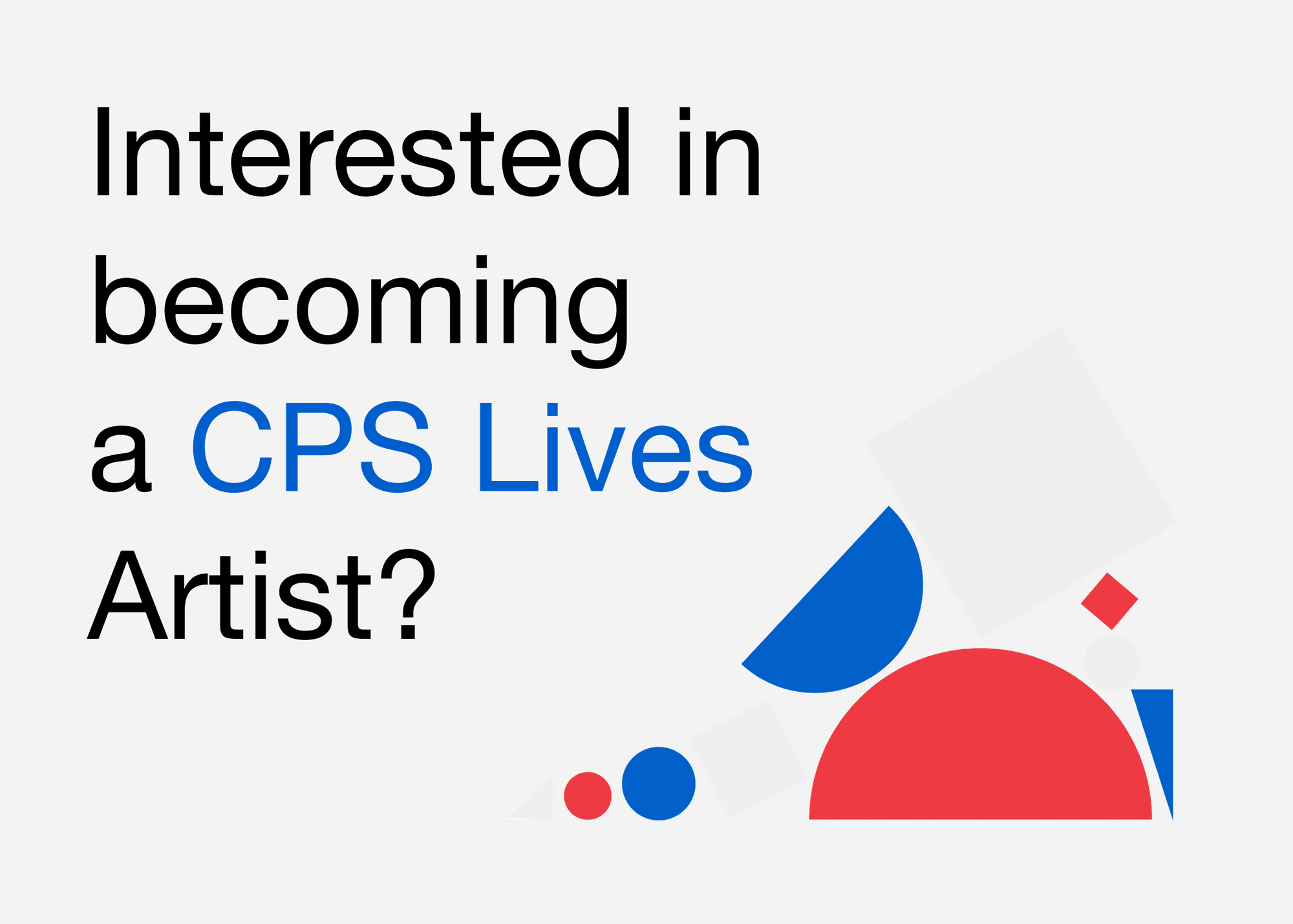 Chicago Public Schools, Artist Residency, CPS Lives