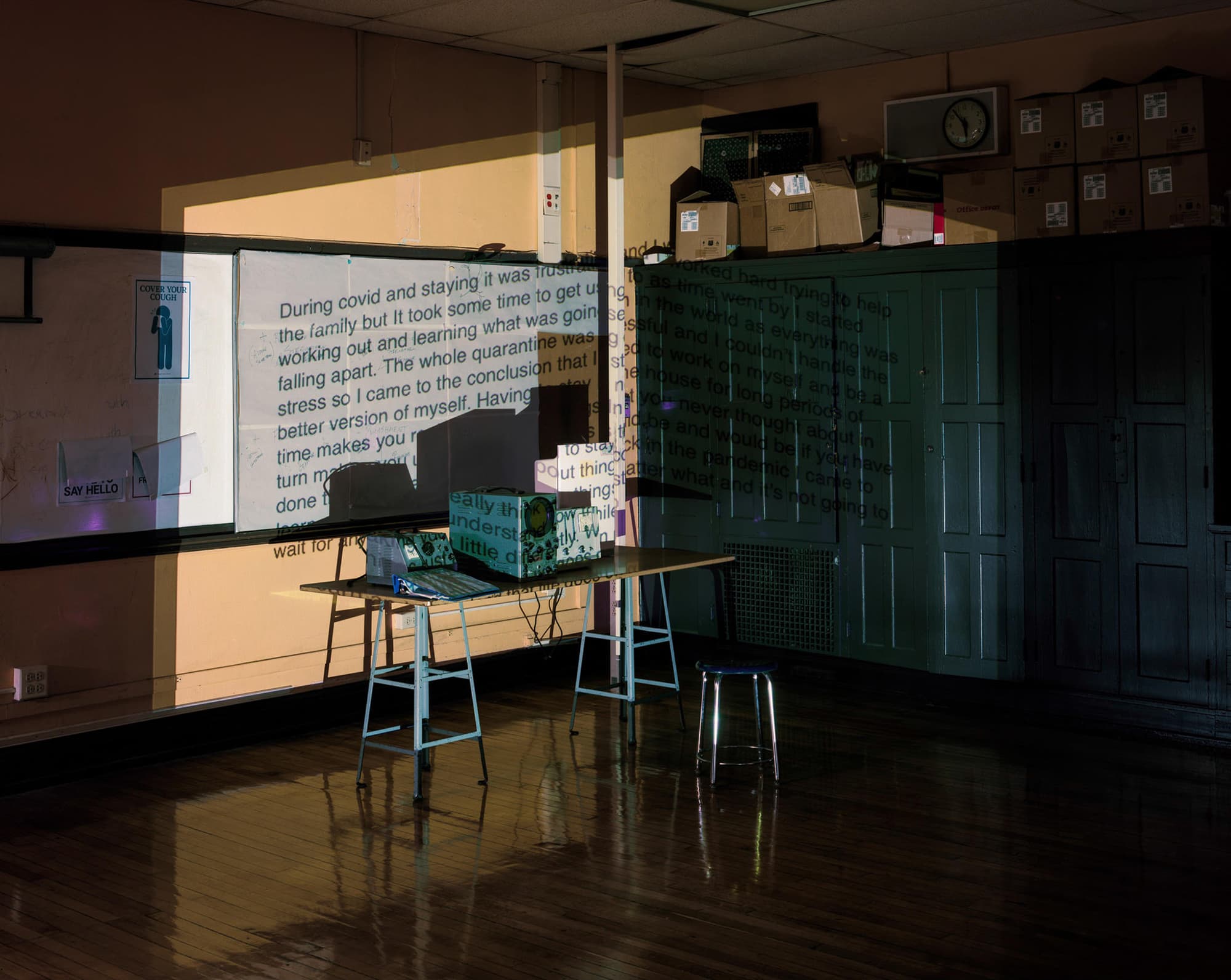 Ludvig Peres, CPS Lives, Bowen High School, Chicago Public Schools, Artist Residency, Chicago, Artist, Art, Visual Art, Photography, Sculpture, Projector art