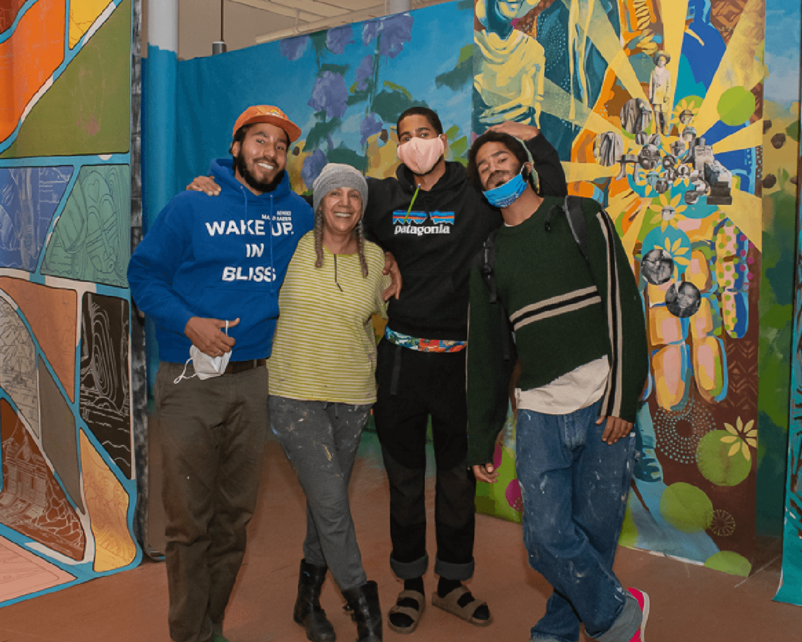 Dorian Sylvain, Book Club Chicago, CPS Lives, Chicago Public Schools, Mural, Art, 3Arts