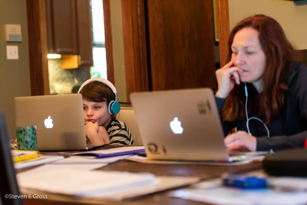 Steven Gross, COVID-19, Remote Learning, Ravenswood, CPS, Chicago Public School, Virtual Learning, CPS Lives, Chicago, Pandemic, Student