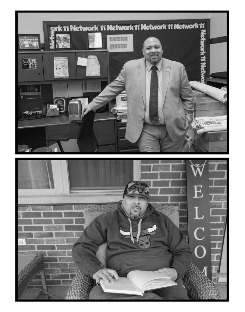 Steven Gross, CPS Lives, Chicago Public School, Artist Residency, Administration Portraits